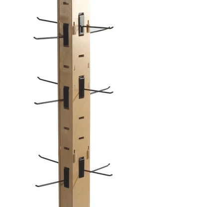 Spinning Wooden Floor Display for Hooks (448-99)
