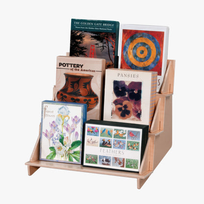 Three Tier Open Front Counter Rack, 12" or 16" Wide