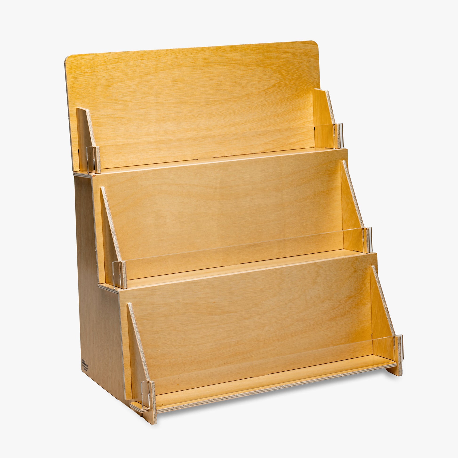Full View Wood and Acrylic Greeting Card Display, 16 5/8" Wide (4938) Clear Solutions Full View Wood and Acrylic Greeting Card Display, 16 5/8" Wide (4938) Clear Solutions