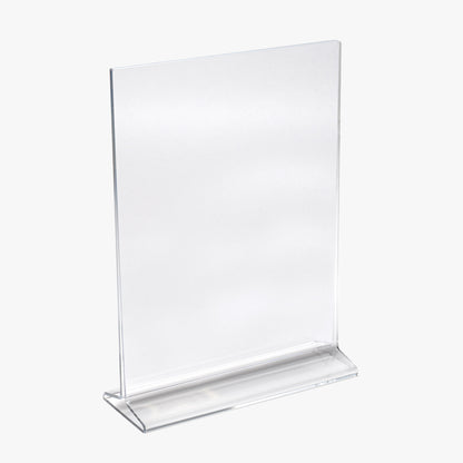 Two Sided, Top Loading, T Sign Holders, Various Sizes