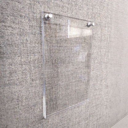 Clear Acrylic Wall Sign Holders (choose size)