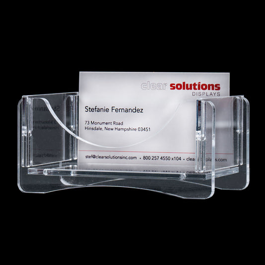 Clear Acrylic Business Card Holder
