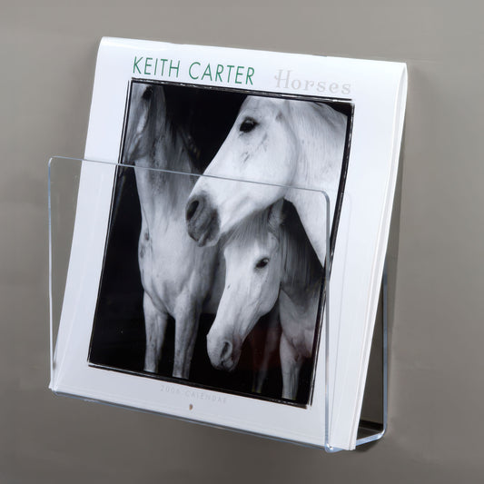 Print, Magazine, and Calendar Shelf for Wall Mounting, 12" or 24" Wide