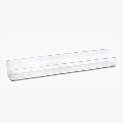 Clear Flat Shelves with Lip, 24" or 36' Wide
