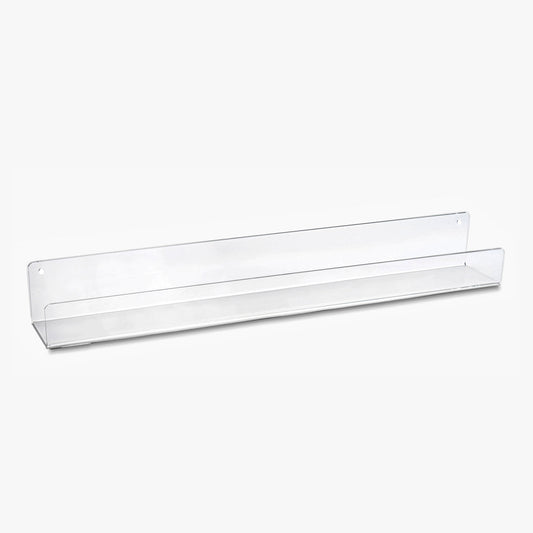 Clear Flat Shelves with Lip, 24" or 36' Wide