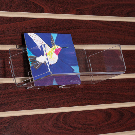 Card/Merchandise Shelf for Slatwall, 12" to 24" Wide