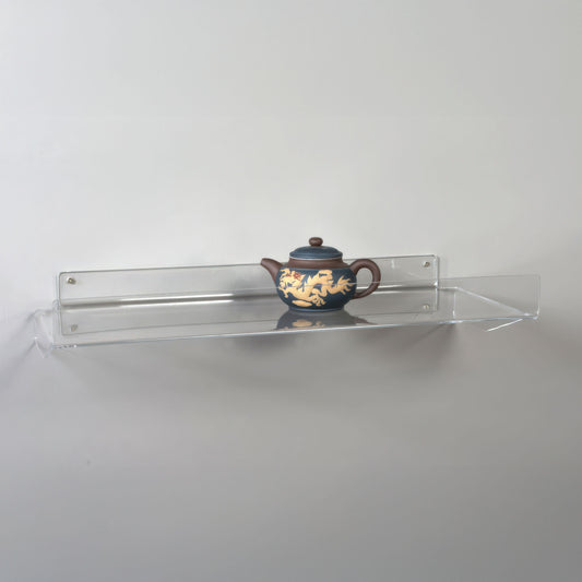 Flat Shelf with Braces for Wall Mounting, 12" or 24" Wide