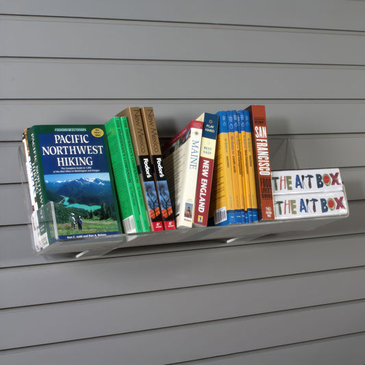 Slatwall Book Shelf with Ends