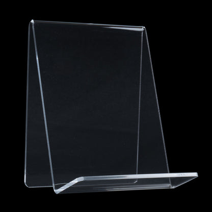 Clear Acrylic Book Stand, 4" or 6" Wide