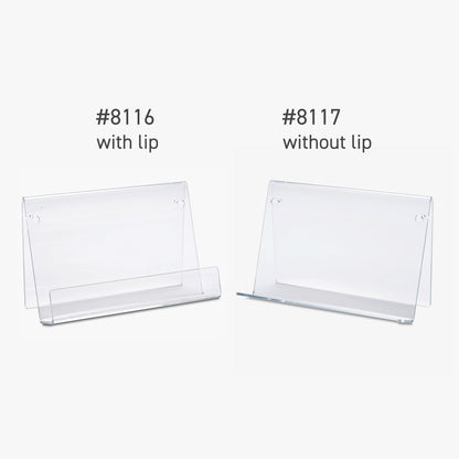 Face Out Book Stand or Book Shelf with Lip, 12" to 30" Wide