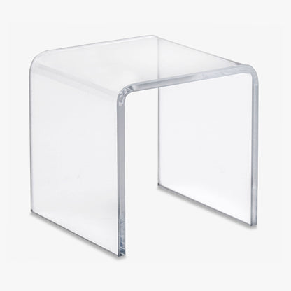 Heavy Duty Clear Acrylic Risers, 4" to 12" Square