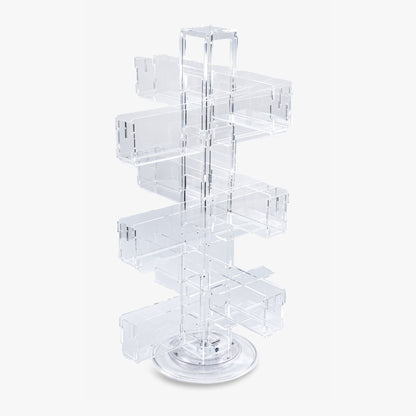24 Pocket Clear Acrylic Countertop Greeting Card Spinner (824)
