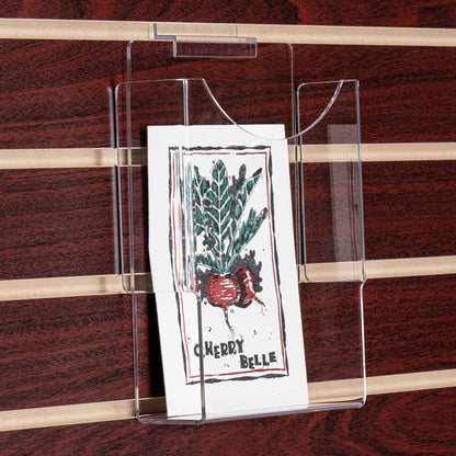 Half Sheet Slatwall Brochure Holder