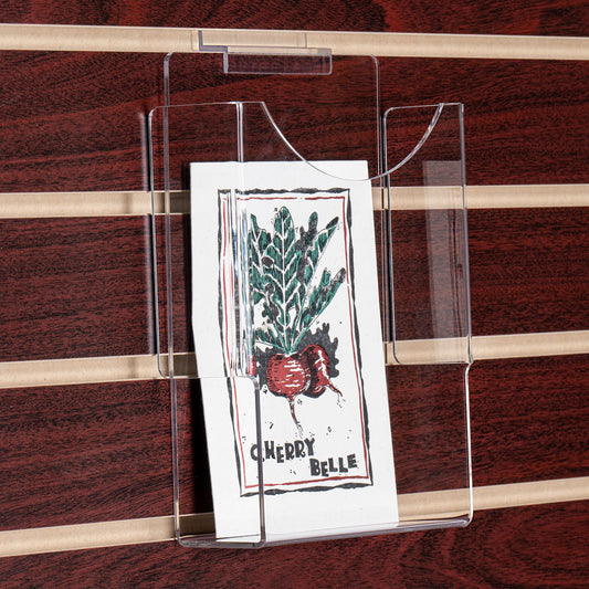 Half Sheet Slatwall Brochure Holder