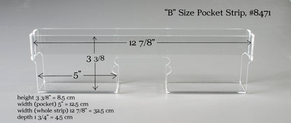 Clear Acrylic Counter Spinner, 16 Pockets (816)