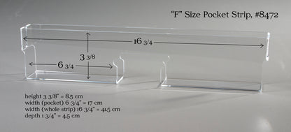 Clear Acrylic Counter Spinner, 16 Pockets (816)
