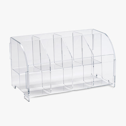 8 Compartment Clear Pen Display
