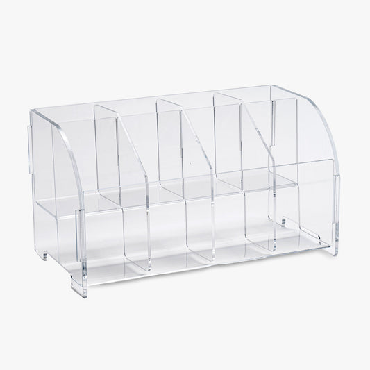 8 Compartment Clear Pen Display