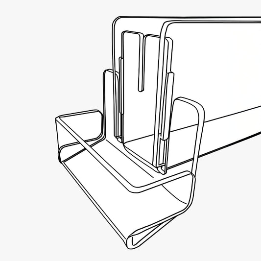 Clear End Pockets for 800 and 400 Series Floor Spinners