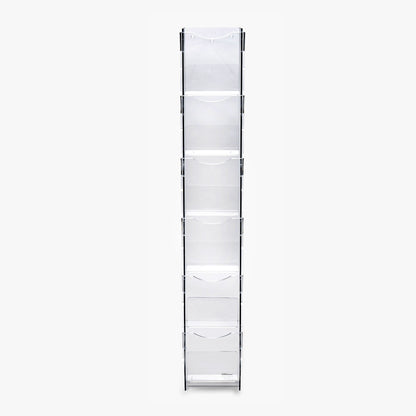 Six Pocket Postcard Ladder with 4 1/4" Wide Pockets (8521)
