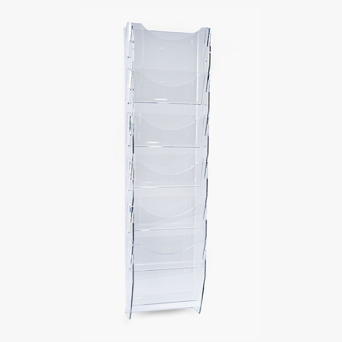 Ladder Magazine Rack Six Pocket Brochure / Magazine / Prints Ladder for Wall Mount (8522 ...