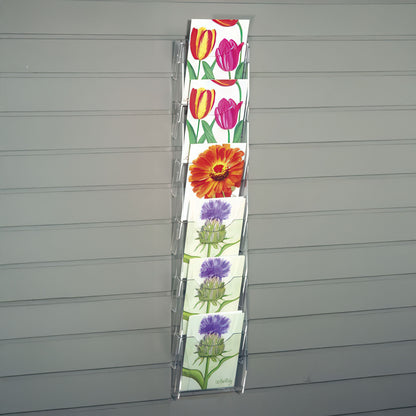 Vertical Greeting Card Ladder for Slatwall