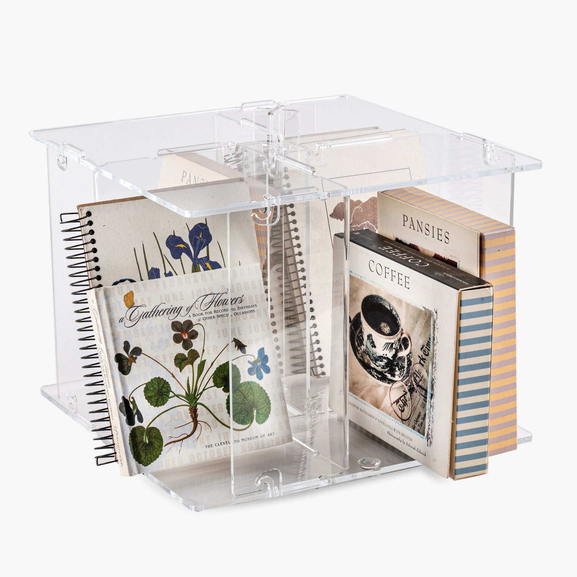 Clear Book Carousel Stackable Modules, 10 5/8