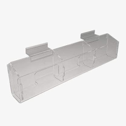 Three Pocket Slatwall Shelf (8075)