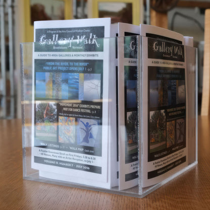 Five Sided Acrylic Cubes, 4" to 12" Square