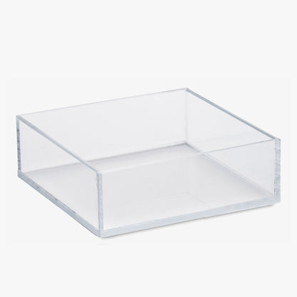 Small Clear Acrylic Tray, 6" Wide with Optional Dividers (8712)