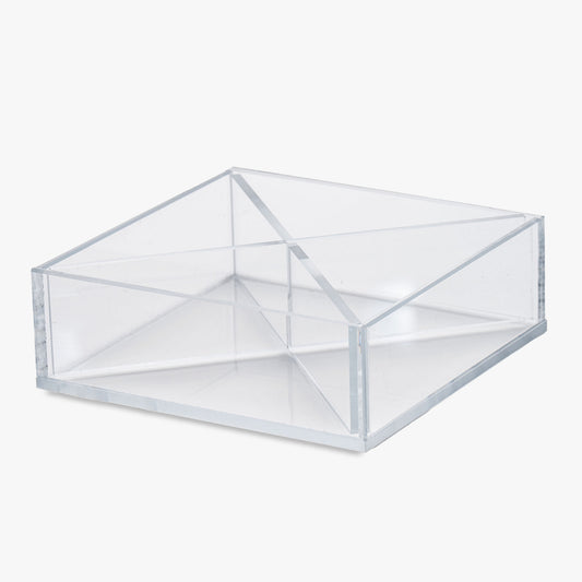 Small Acrylic Tray, 6" Wide with Optional Dividers