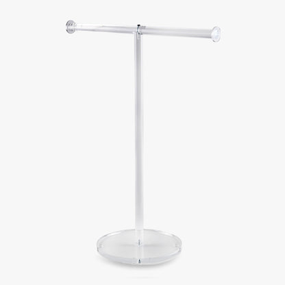 Clear T-Bar for Scarves and Other Accessories (8769)