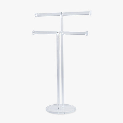 Clear Acrylic Double Scarf T-Bar (8779)