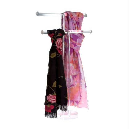 Clear Acrylic Double Scarf T-Bar (8779)