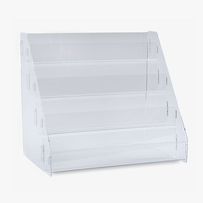 Flat Bottom Four Tier Countertop Card Rack (8928)