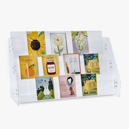 Three Tier Book Rack for Countertop or Wall