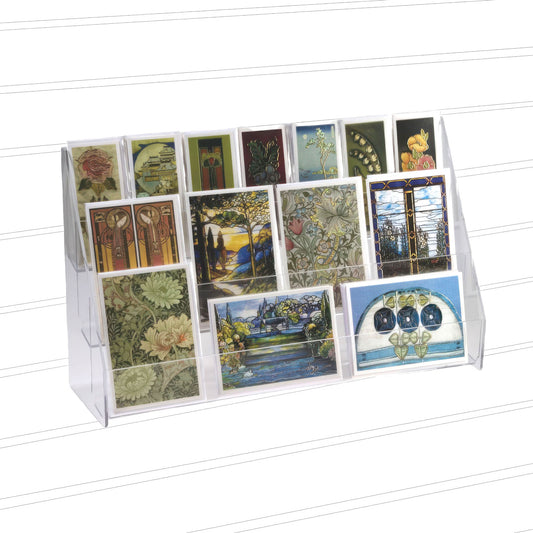 Three Tier Rack with Angled Shelves for Slatwall