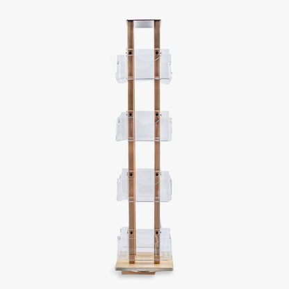 16 pockets for displaying greeting cards on countertop