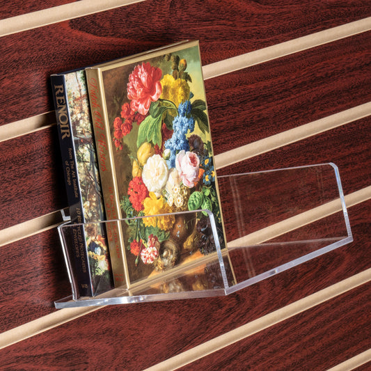 Open Front Slatwall Bin, 5 3/4" Wide, for cards books or DVDs