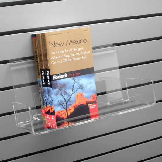 Book/Media Shelf for Slatwall, 14" Wide