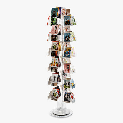 72 Pocket Deluxe Clear Floor Spinners (972)