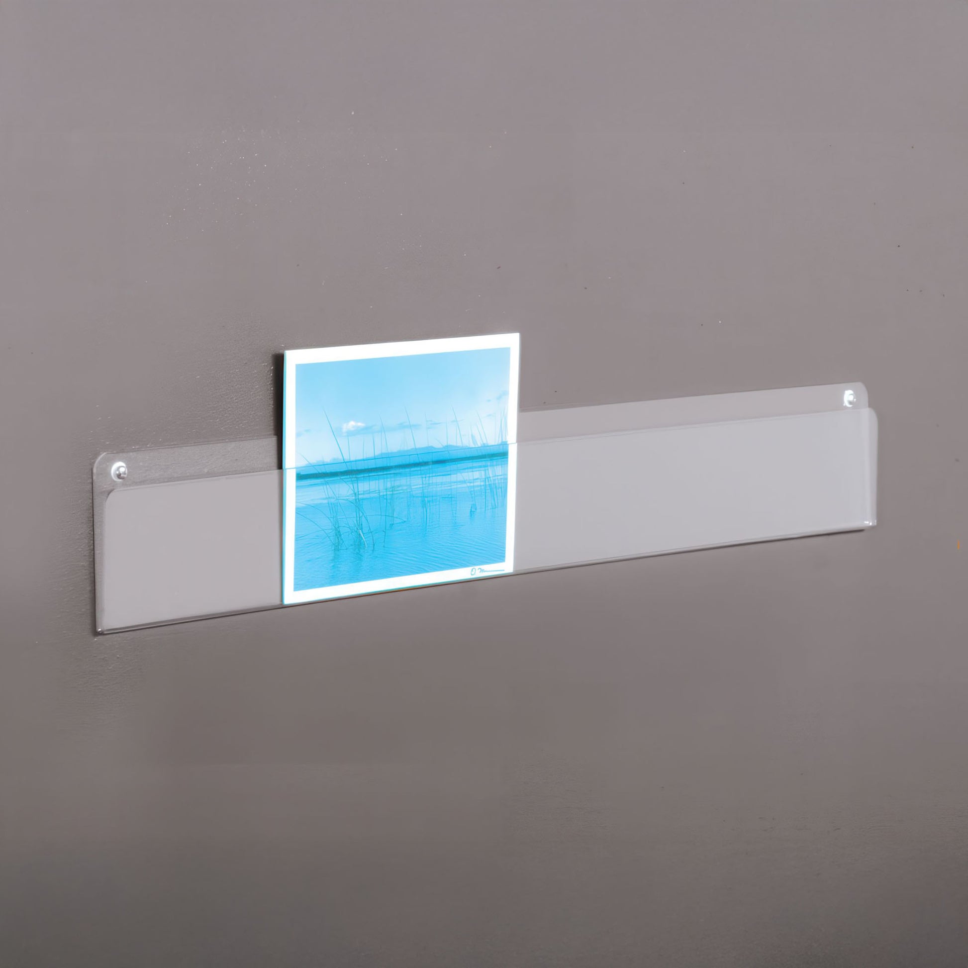 Trade Show Strips/Shelves for Greeting Cards, Postcards and Gift Cards, Wall Mount Clear Solutions Trade Show Strips/Shelves for Greeting Cards, Postcards and Gift Cards, Wall Mount Clear Solutions
